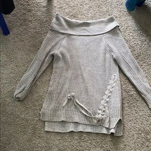 Jessica Simpson Grey Long Sweater